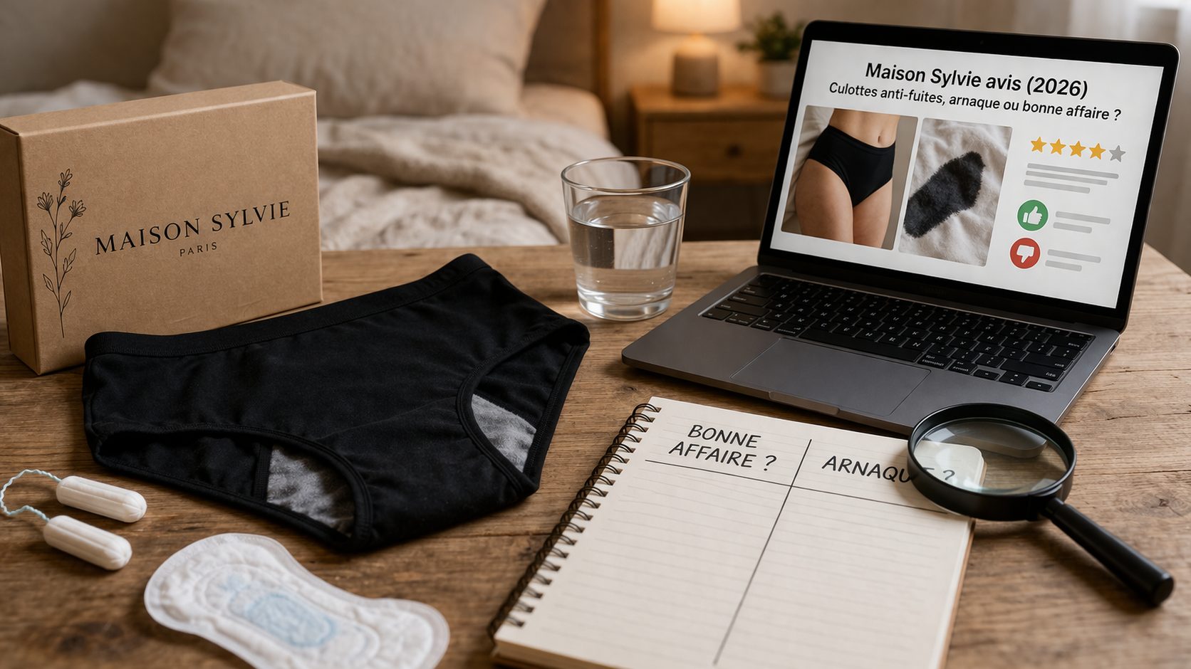 Maison Sylvie avis (2026) : culottes anti-fuites, arnaque ou bonne affaire ?
