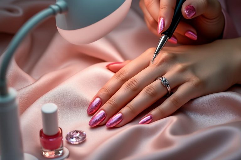Ongles paillettes dégradé : idées tendance et tuto facile en semi-permanent